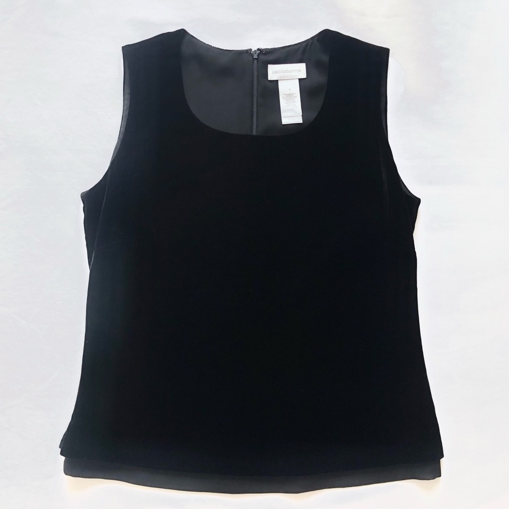Very beautiful black velvet top